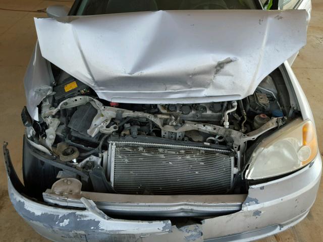 1HGEM22931L124668 - 2001 HONDA CIVIC SI SILVER photo 7