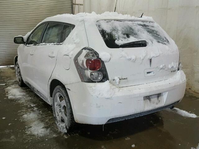 5Y2SP67869Z409700 - 2009 PONTIAC VIBE WHITE photo 3