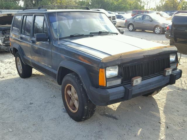 1J4FJ68S5TL324476 - 1996 JEEP CHEROKEE S BLACK photo 1