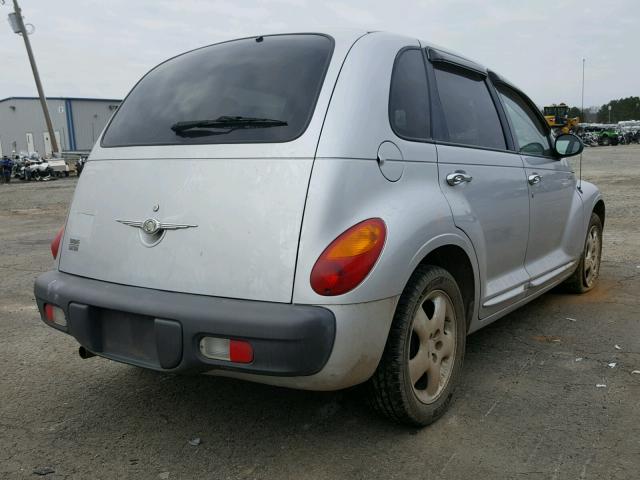 3C4FY58B72T202412 - 2002 CHRYSLER PT CRUISER SILVER photo 4