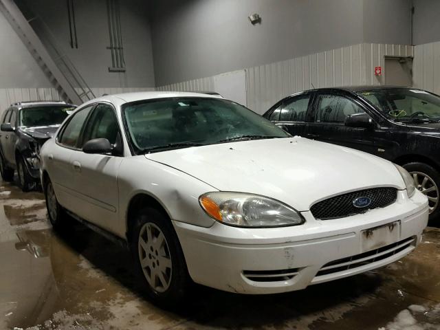 1FAFP53U77A201938 - 2007 FORD TAURUS SE WHITE photo 1