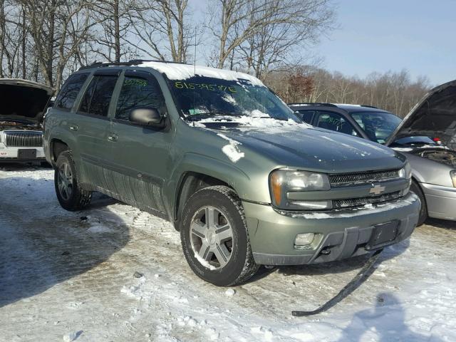 1GNDT13S942123230 - 2004 CHEVROLET TRAILBLAZE GREEN photo 1