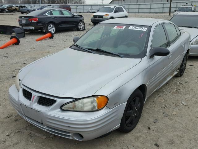 1G2NF52E42C292512 - 2002 PONTIAC GRAND AM S SILVER photo 2