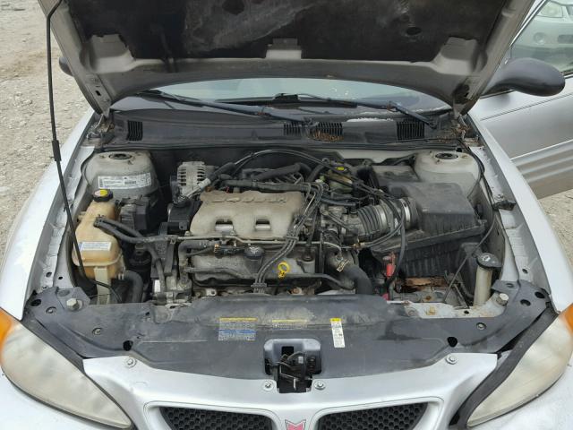 1G2NF52E42C292512 - 2002 PONTIAC GRAND AM S SILVER photo 7