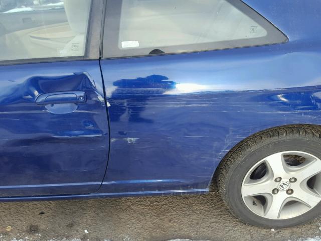 1HGEM22064L020780 - 2004 HONDA CIVIC EX BLUE photo 9