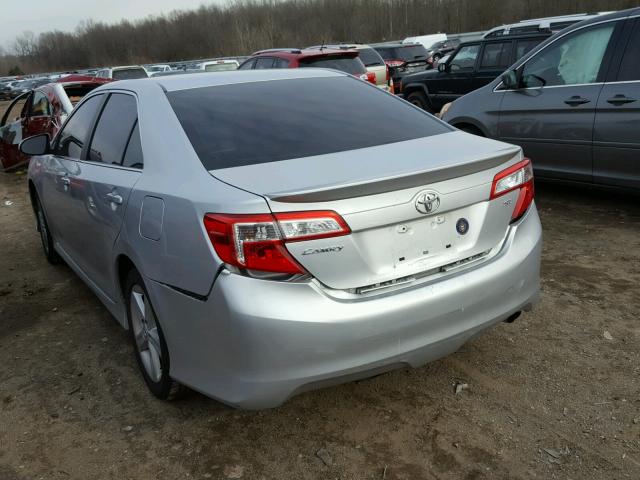 4T1BF1FK5DU690196 - 2013 TOYOTA CAMRY L SILVER photo 3