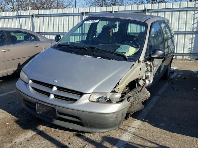 2B4GP4530VR275463 - 1997 DODGE CARAVAN SE GRAY photo 2