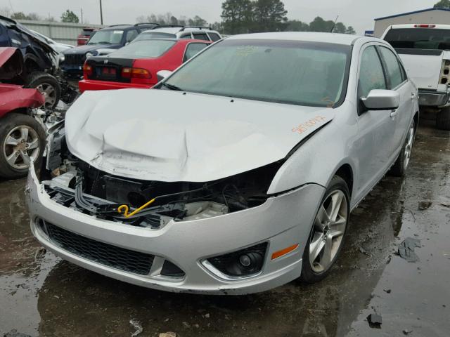 3FAHP0KCXAR266283 - 2010 FORD FUSION SPO SILVER photo 2