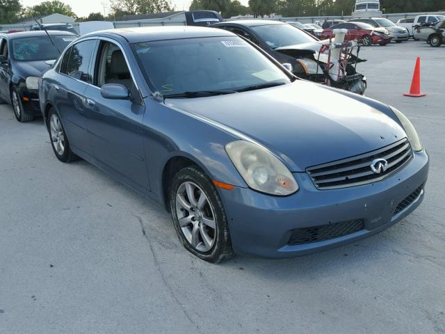 JNKCV51E66M503392 - 2006 INFINITI G35 BLUE photo 1