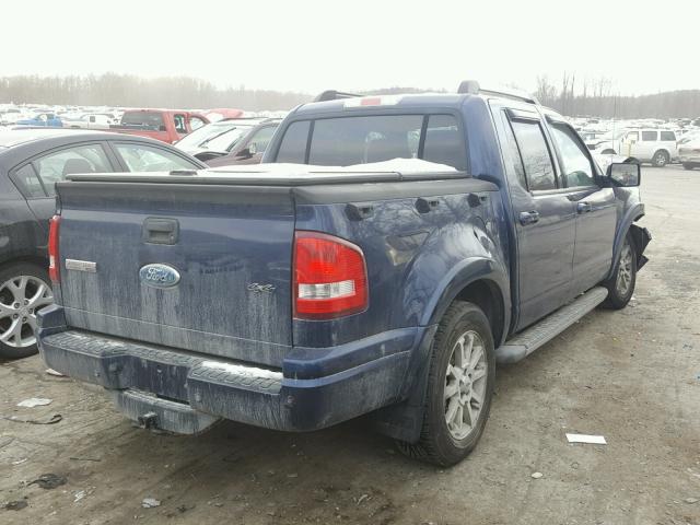 1FMEU53K57UB31508 - 2007 FORD EXPLORER S BLUE photo 4