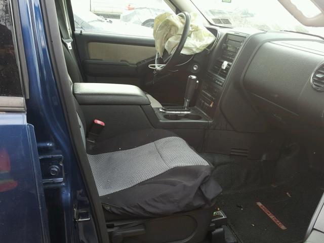1FMEU53K57UB31508 - 2007 FORD EXPLORER S BLUE photo 5
