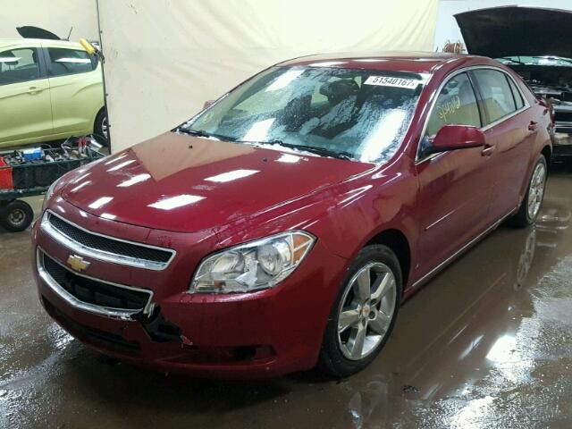 1G1ZC5E16BF218966 - 2011 CHEVROLET MALIBU 1LT RED photo 2