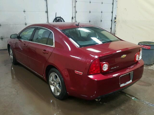 1G1ZC5E16BF218966 - 2011 CHEVROLET MALIBU 1LT RED photo 3