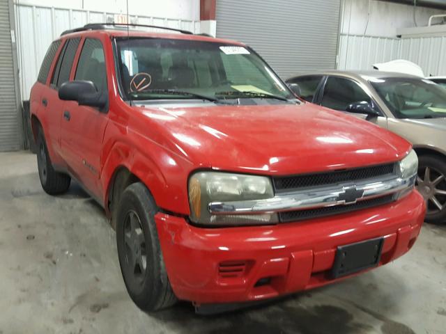 1GNDT13S222155479 - 2002 CHEVROLET TRAILBLAZE RED photo 1