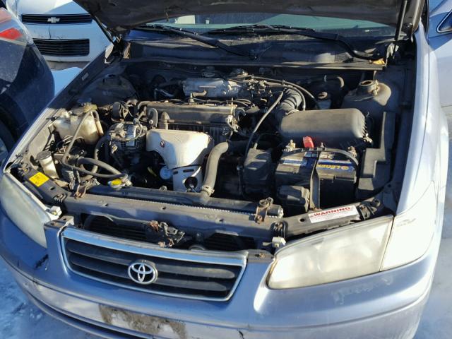 4T1BG22K8YU674041 - 2000 TOYOTA CAMRY CE BLUE photo 7