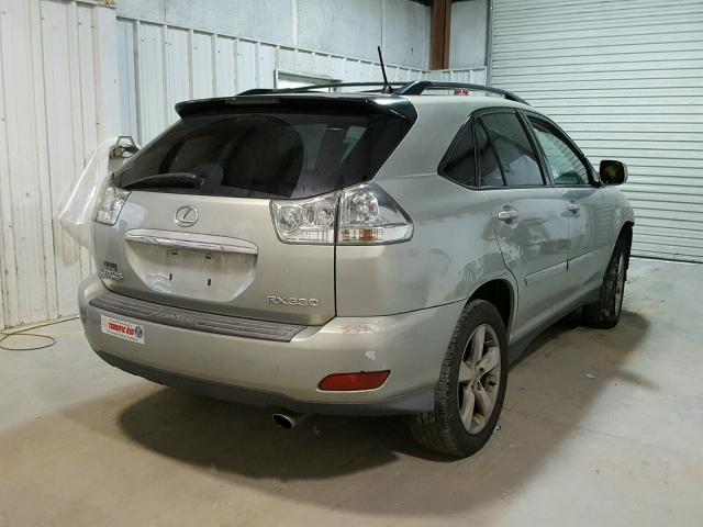 2T2GA31U94C013058 - 2004 LEXUS RX 330 SILVER photo 4