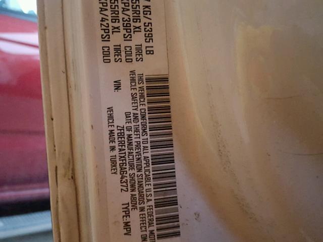 ZFBERFATXF6A64372 - 2015 RAM PROMASTER 白色 照片 10