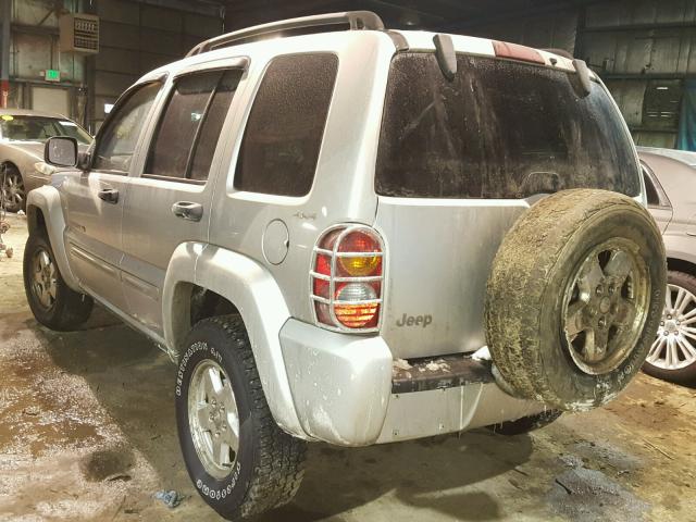 1J4GL58K22W179693 - 2002 JEEP LIBERTY LI SILVER photo 3