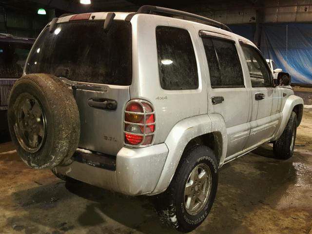 1J4GL58K22W179693 - 2002 JEEP LIBERTY LI SILVER photo 4