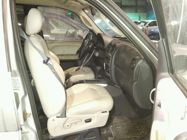 1J4GL58K22W179693 - 2002 JEEP LIBERTY LI SILVER photo 5