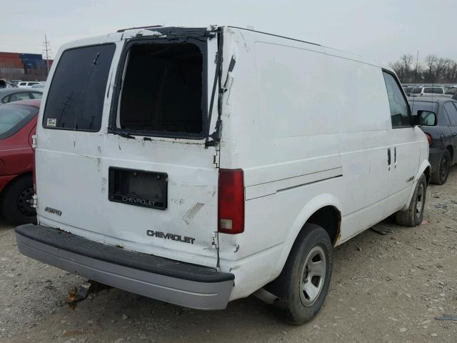 1GCDM19W81B100419 - 2001 CHEVROLET ASTRO WHITE photo 4