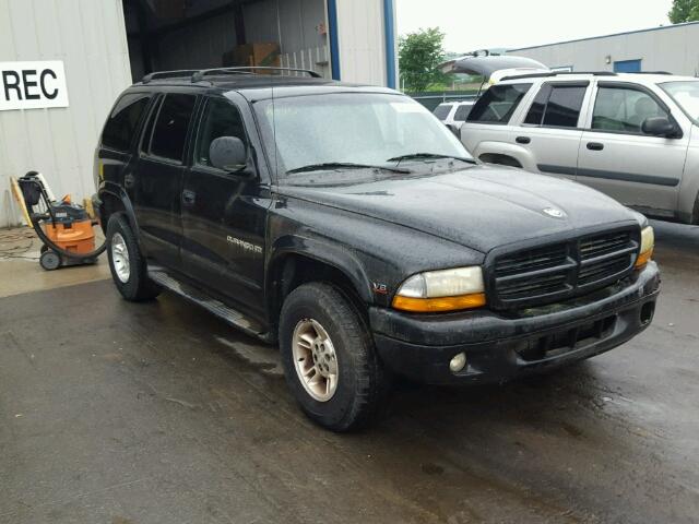 1B4HS28N8YF187728 - 2000 DODGE DURANGO BLACK photo 1