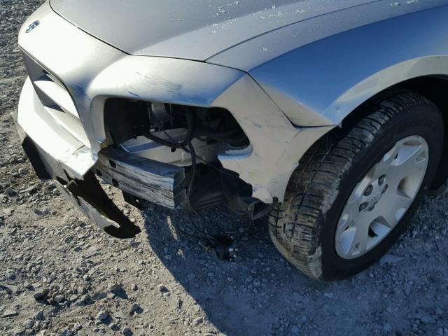 2B3KA43G96H162074 - 2006 DODGE CHARGER SE SILVER photo 9