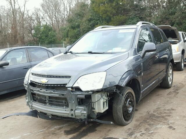 3GNAL4EK6DS557160 - 2013 CHEVROLET CAPTIVA LT GRAY photo 2