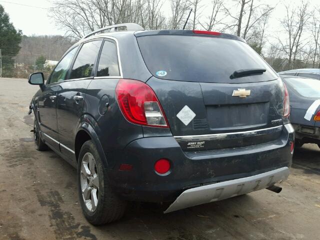 3GNAL4EK6DS557160 - 2013 CHEVROLET CAPTIVA LT GRAY photo 3