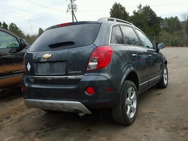 3GNAL4EK6DS557160 - 2013 CHEVROLET CAPTIVA LT GRAY photo 4