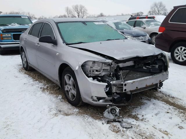 1G1ZG57B18F215802 - 2008 CHEVROLET MALIBU LS SILVER photo 1