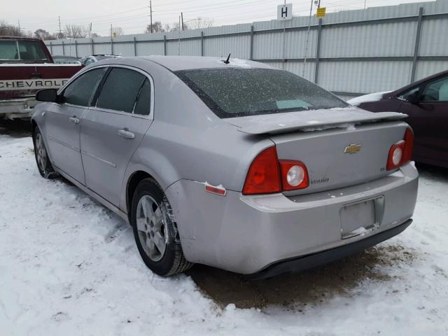 1G1ZG57B18F215802 - 2008 CHEVROLET MALIBU LS SILVER photo 3