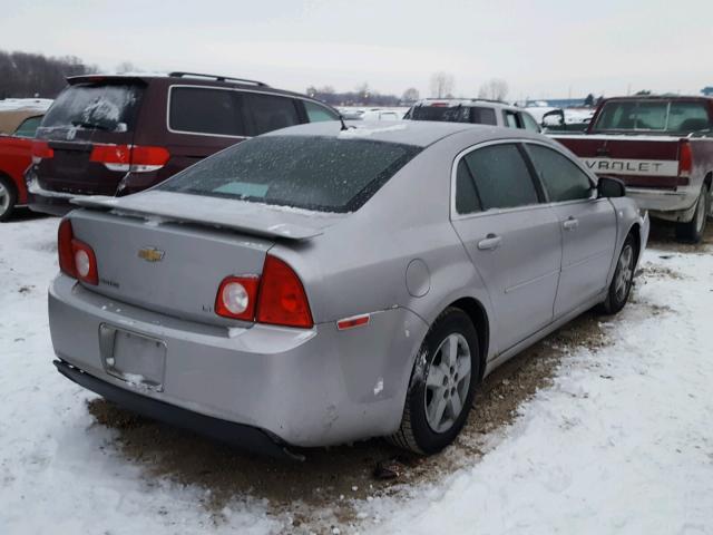 1G1ZG57B18F215802 - 2008 CHEVROLET MALIBU LS SILVER photo 4