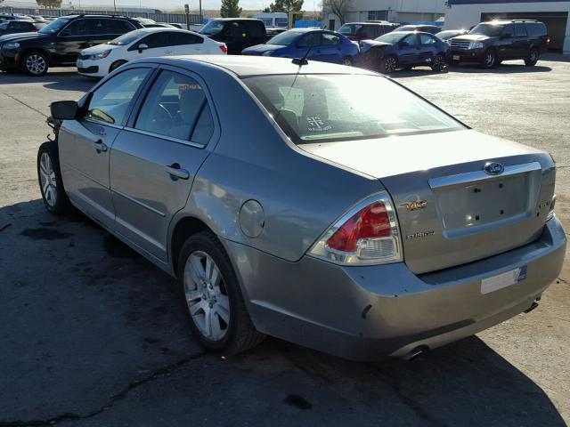 3FAHP08169R163525 - 2009 FORD FUSION SEL GRAY photo 3