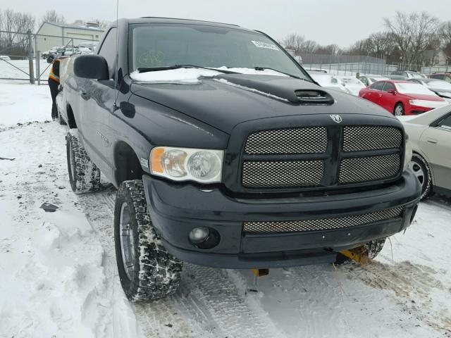 1D7HU16D13J615488 - 2003 DODGE RAM 1500 S BLACK photo 1