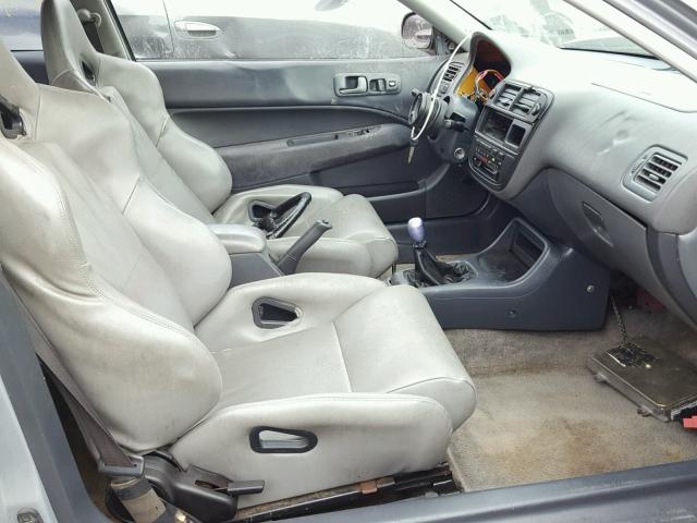 1HGEJ6128TL081386 - 1996 HONDA CIVIC DX GRAY photo 5