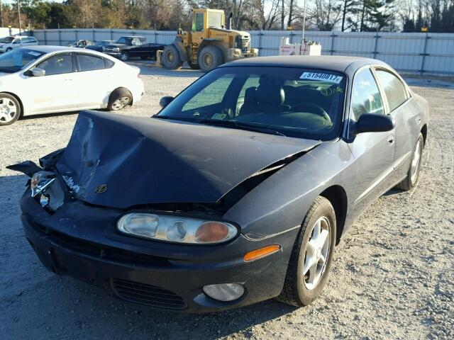 1G3GR64HX14241355 - 2001 OLDSMOBILE AURORA BLUE photo 2