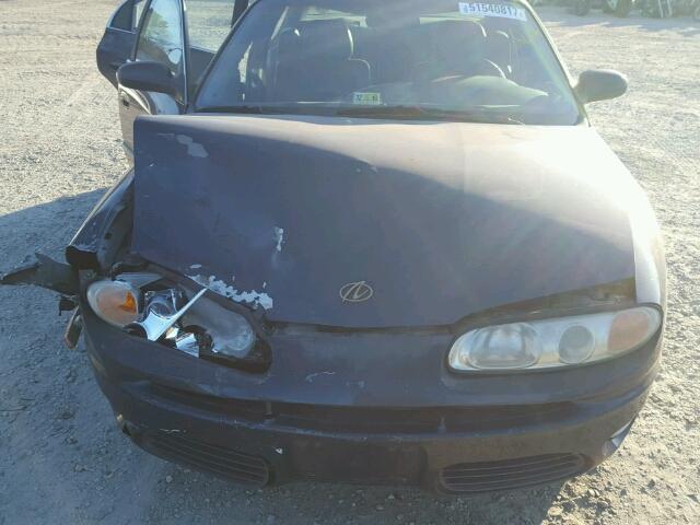 1G3GR64HX14241355 - 2001 OLDSMOBILE AURORA BLUE photo 7