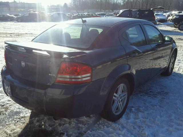 1B3LC56J38N144417 - 2008 DODGE AVENGER SX BLUE photo 4