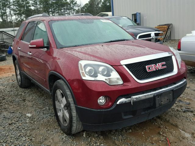 1GKLRMED3AJ148763 - 2010 GMC ACADIA SLT RED photo 1