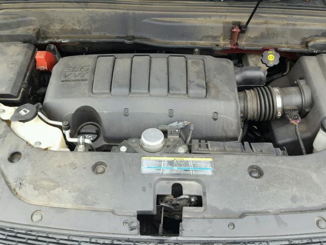 1GKLRMED3AJ148763 - 2010 GMC ACADIA SLT Qırmızı foto 7