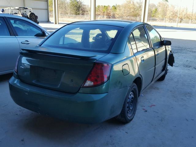 1G8AZ52F04Z153255 - 2004 SATURN ION LEVEL GREEN photo 4