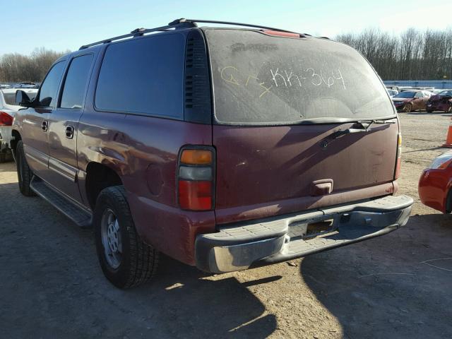 1GNEC16Z94J113252 - 2004 CHEVROLET SUBURBAN C RED photo 3