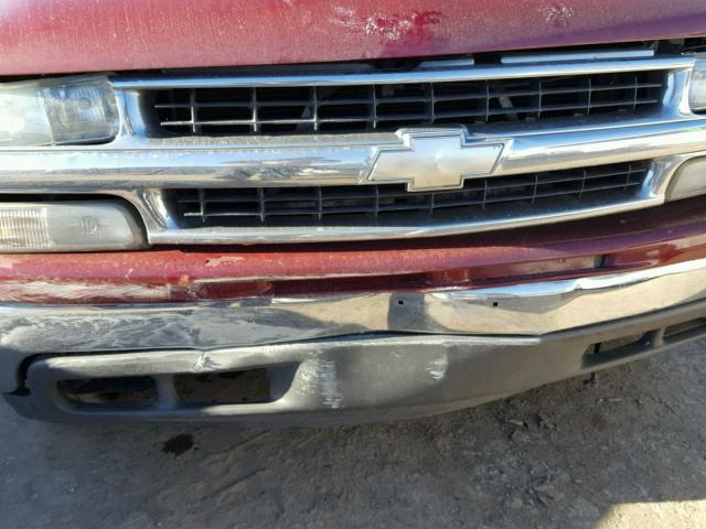 1GNEC16Z94J113252 - 2004 CHEVROLET SUBURBAN C RED photo 9