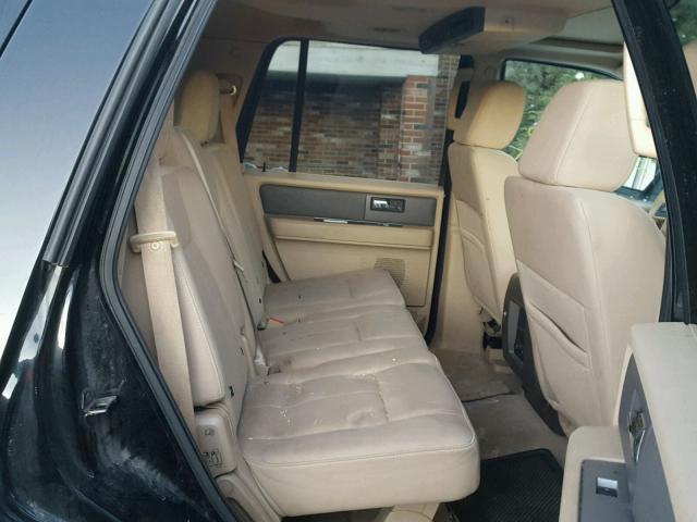 1FMFU16587LA35798 - 2007 FORD EXPEDITION BLACK photo 6