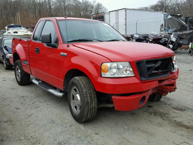1FTRF02236KD29051 - 2006 FORD F150 RED photo 1