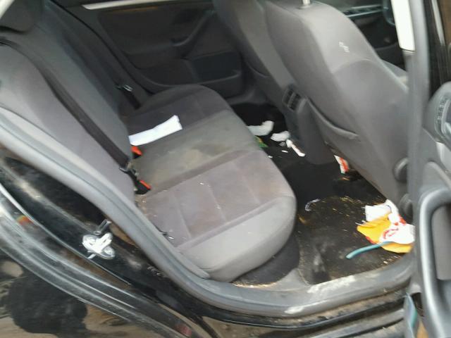 3VWJM71K88M013103 - 2008 VOLKSWAGEN JETTA S 黑色 照片 6