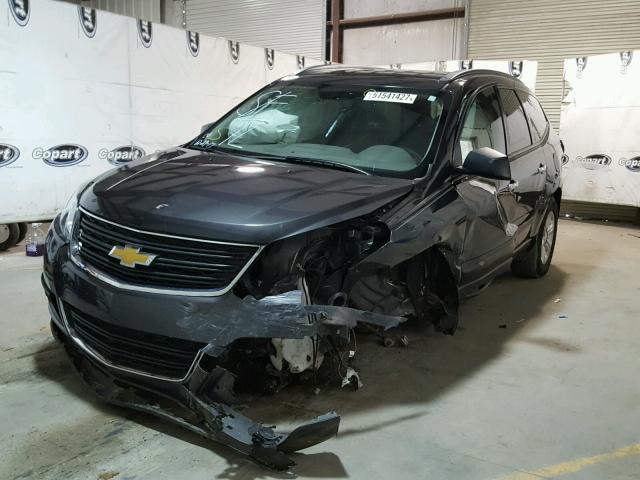 1GNKRFED0EJ215528 - 2014 CHEVROLET TRAVERSE L GRAY photo 2