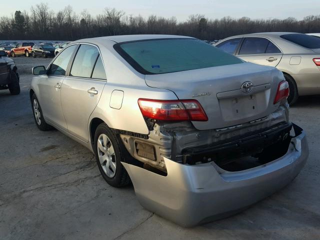 4T1BE46K27U509578 - 2007 TOYOTA CAMRY LE A SILVER photo 3