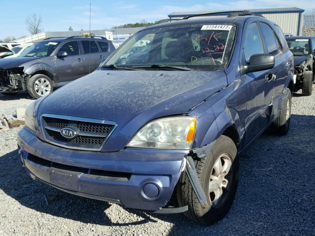 KNDJD733865602471 - 2006 KIA SORENTO EX BLUE photo 2